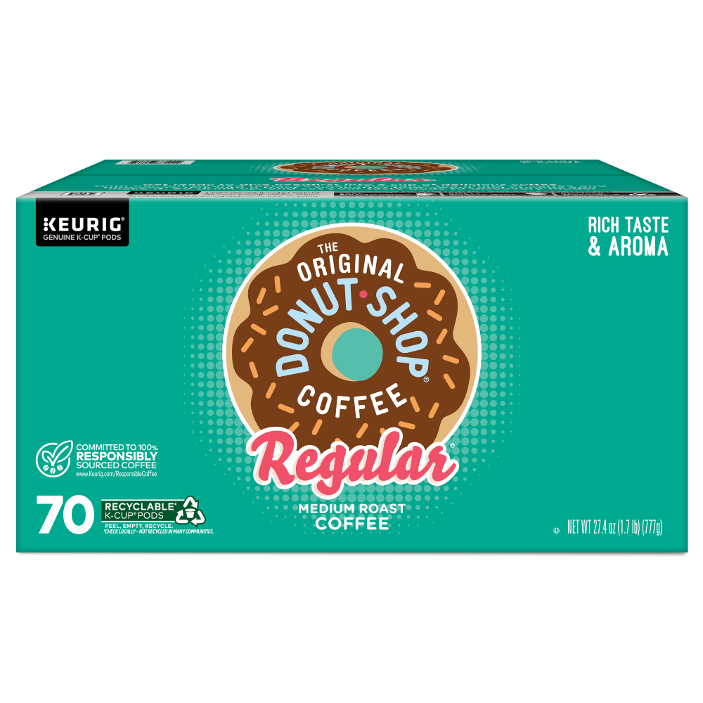 The Original Donut Shop Regular Coffee Single-Serve K-Cup, Pack of 70 Pods