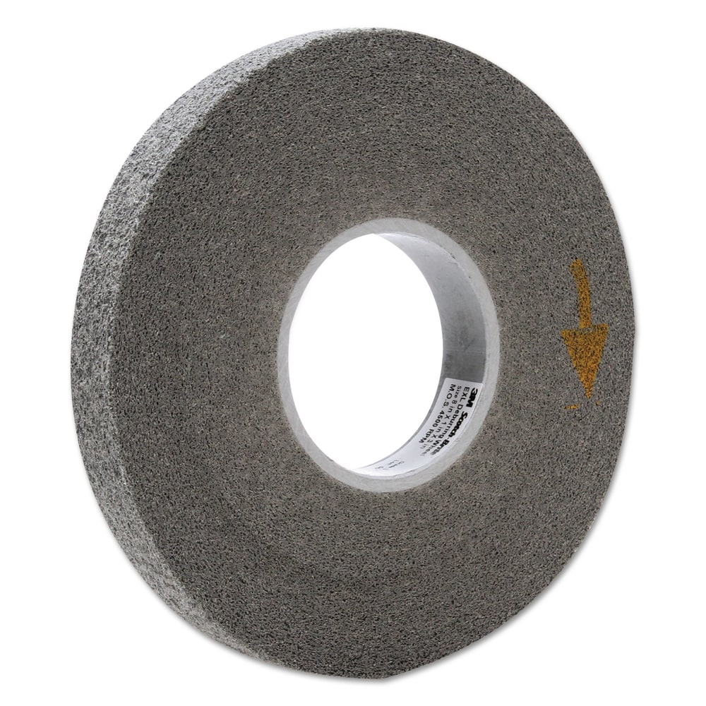 3M Scotch-Brite EXL Deburring Wheel, 9-SF, 8inH x 1inW x 3inD, Gray