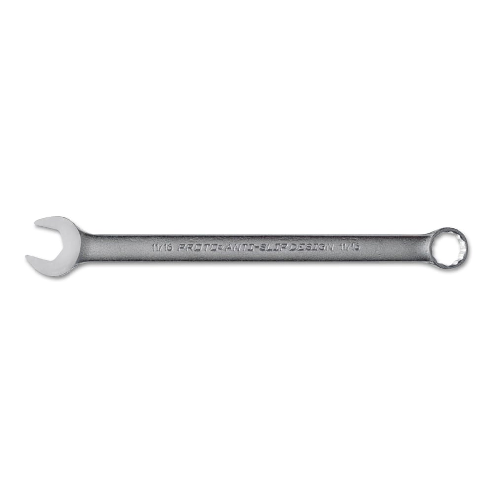 Proto Torqueplus 12-Point Combination Wrenches - Satin Finish, 11/16 Opening, 8 1/2