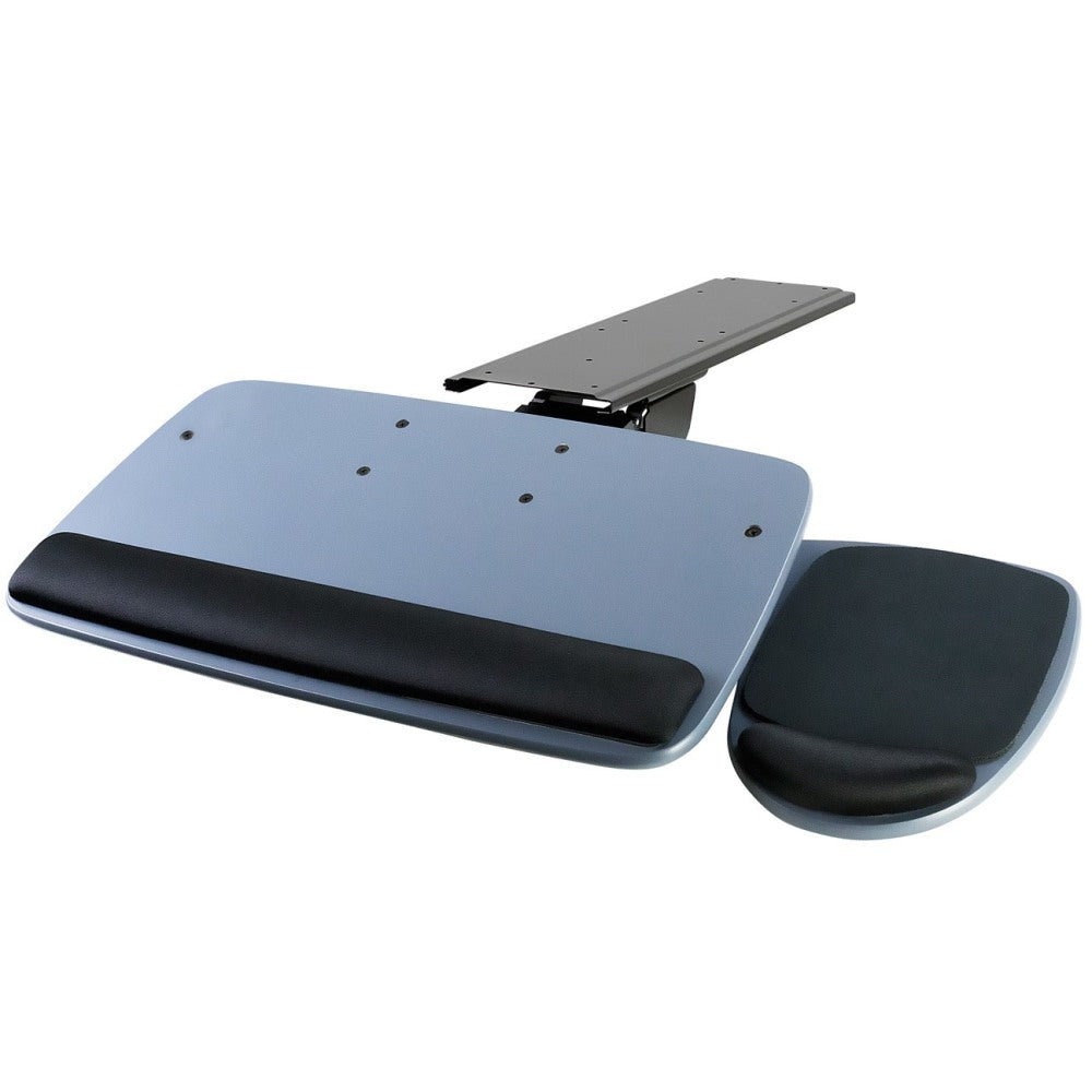 Mount-It! MI-7137 Adjustable Keyboard And Mouse Tray, 20-1/2in, Blue