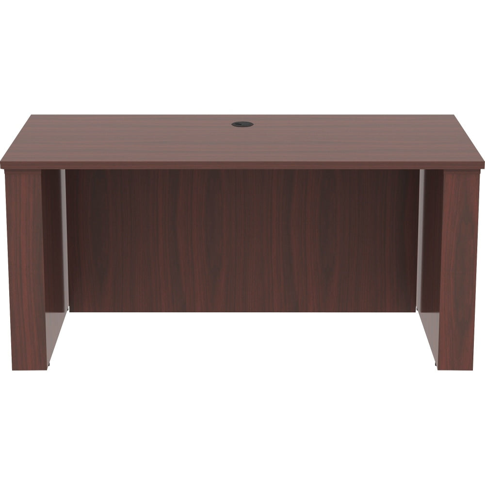 Lorell Essentials Sit-to-Stand 60inW Desk Shell, Mahogany