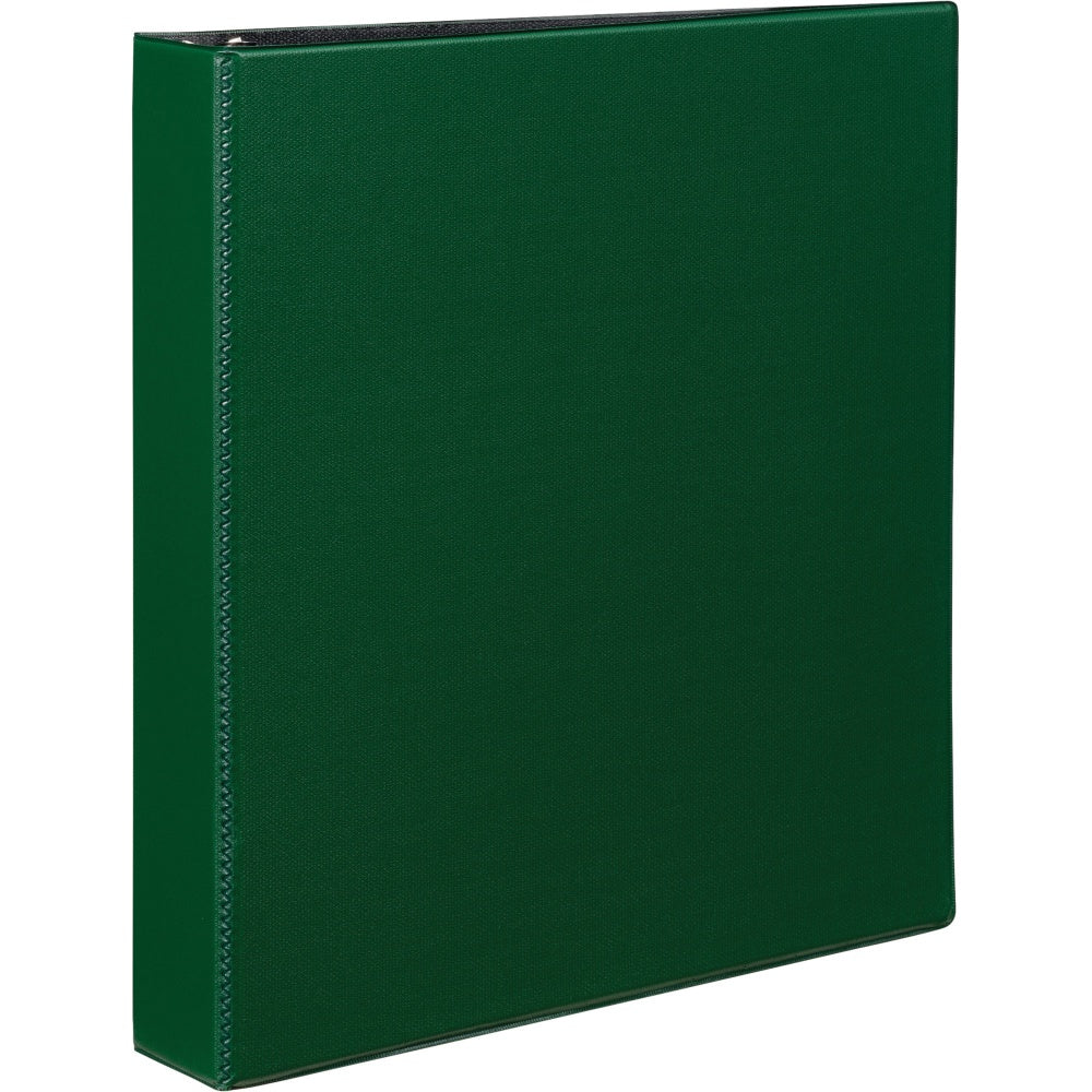 Avery Durable 3-Ring Binder With EZ-Turn Rings, 1 1/2in D-Rings, 46% Recycled, Green