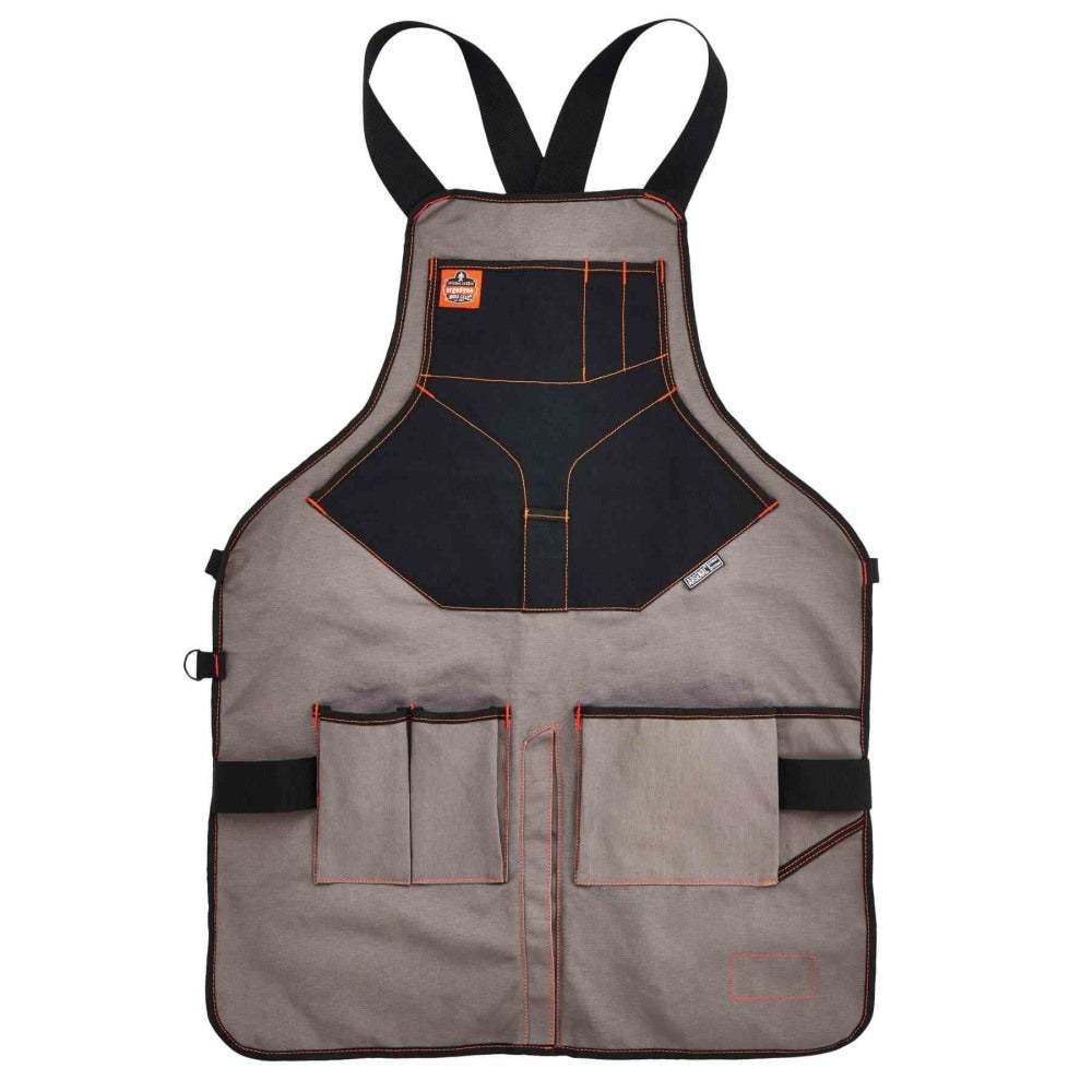 Ergodyne Arsenal 5705 Extended-Length Canvas Tool Apron, Gray