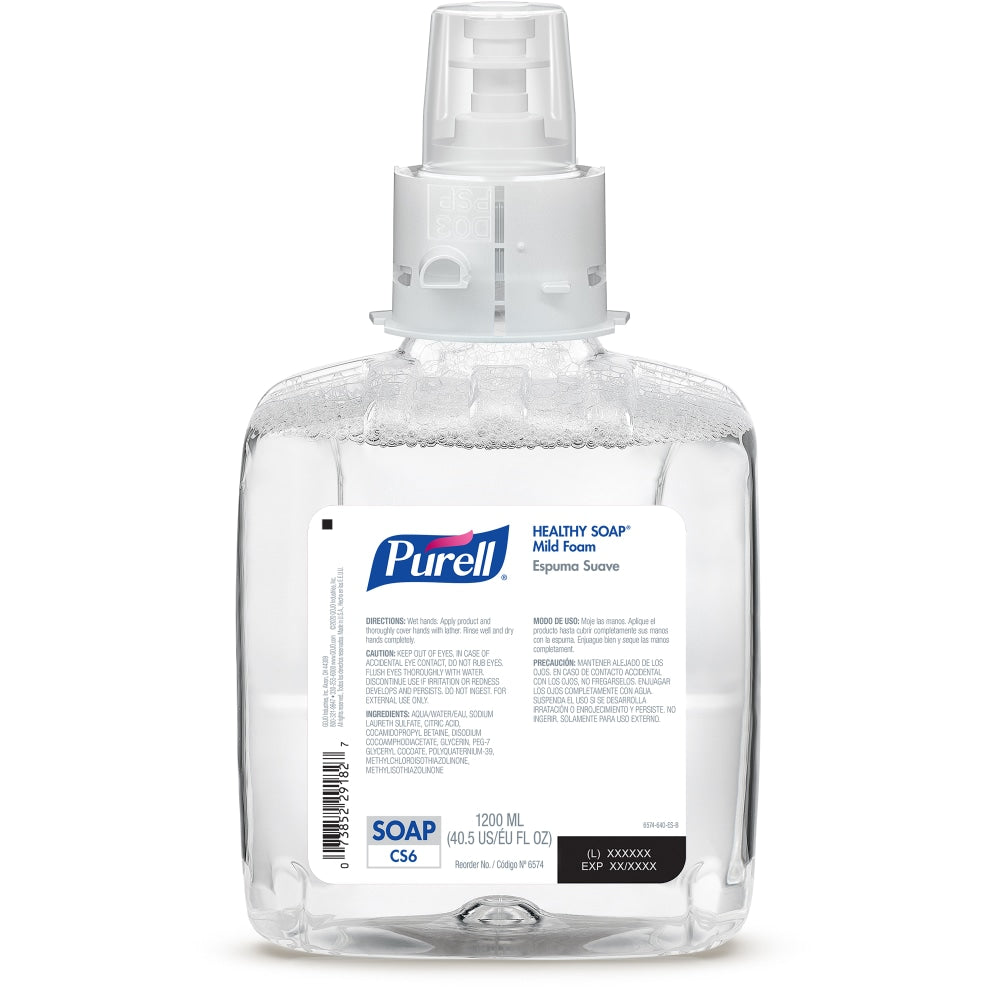 Purell CS6 Healthy Soap Mild Foam Refill, 40.5 Oz