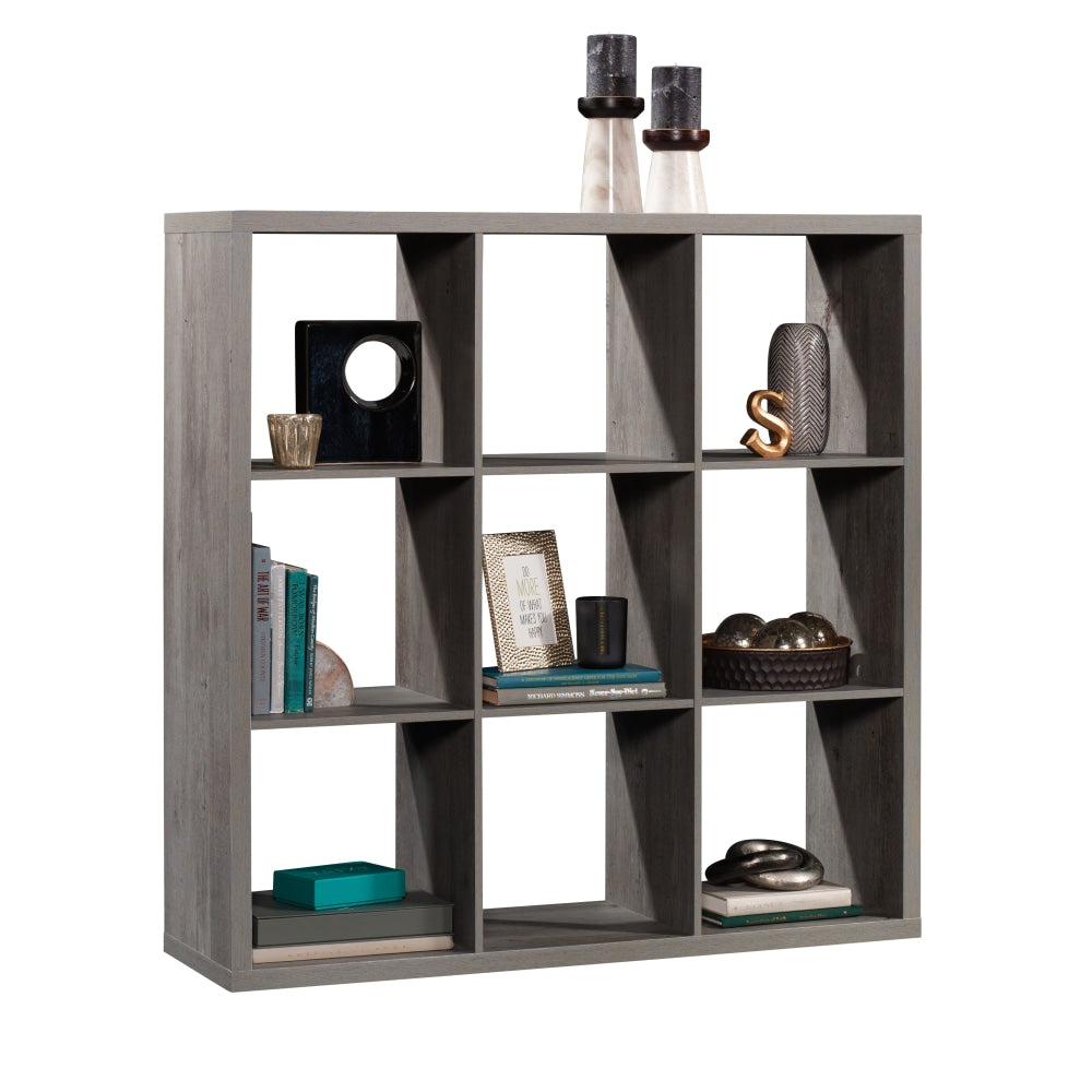 Sauder Select 44inH 9-Cube Storage Bookcase, Mystic Oak