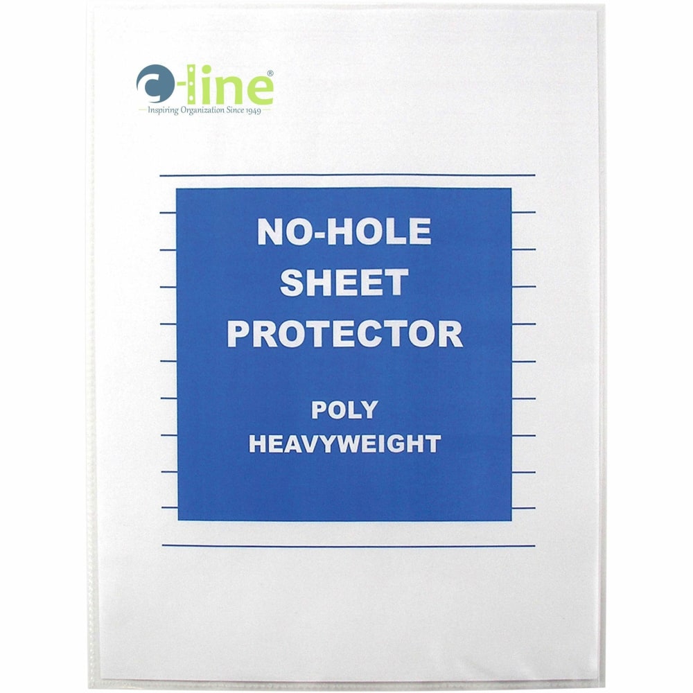 C-Line Sheet Protector - Letter 8.50in x 11in - Polypropylene - 25 / Box - Clear"