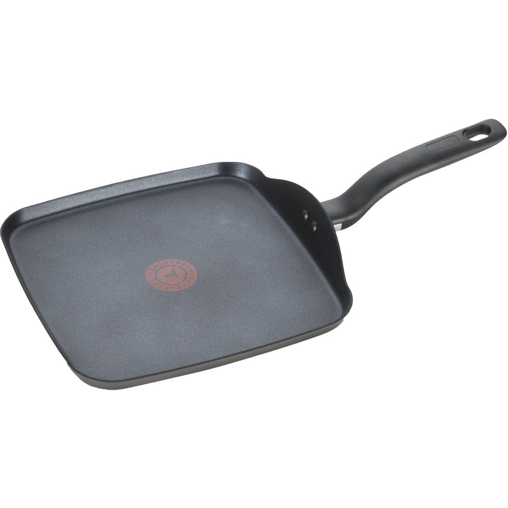 T-Fal Initiatives Aluminum Non-Stick Griddle, 10-1/4in, Black