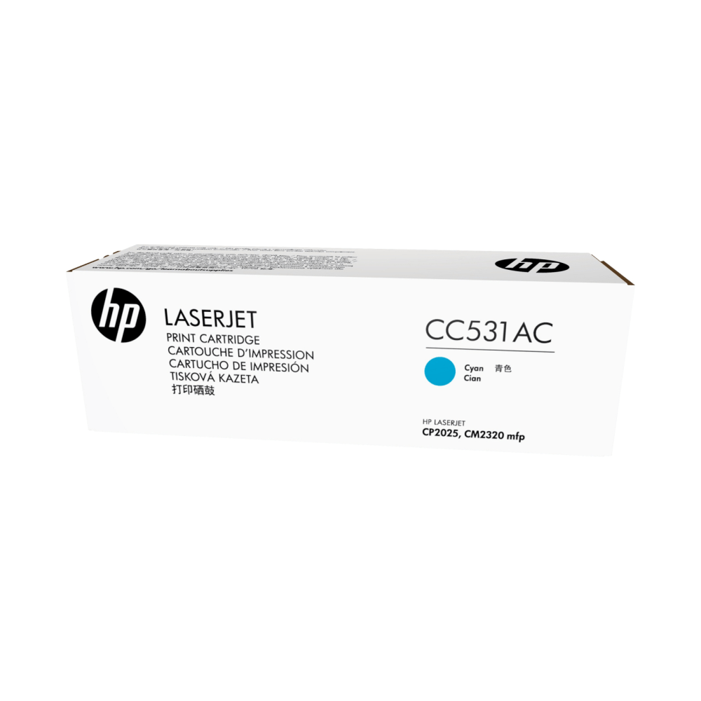 HP 304A Cyan Toner Cartridge, CC531AC