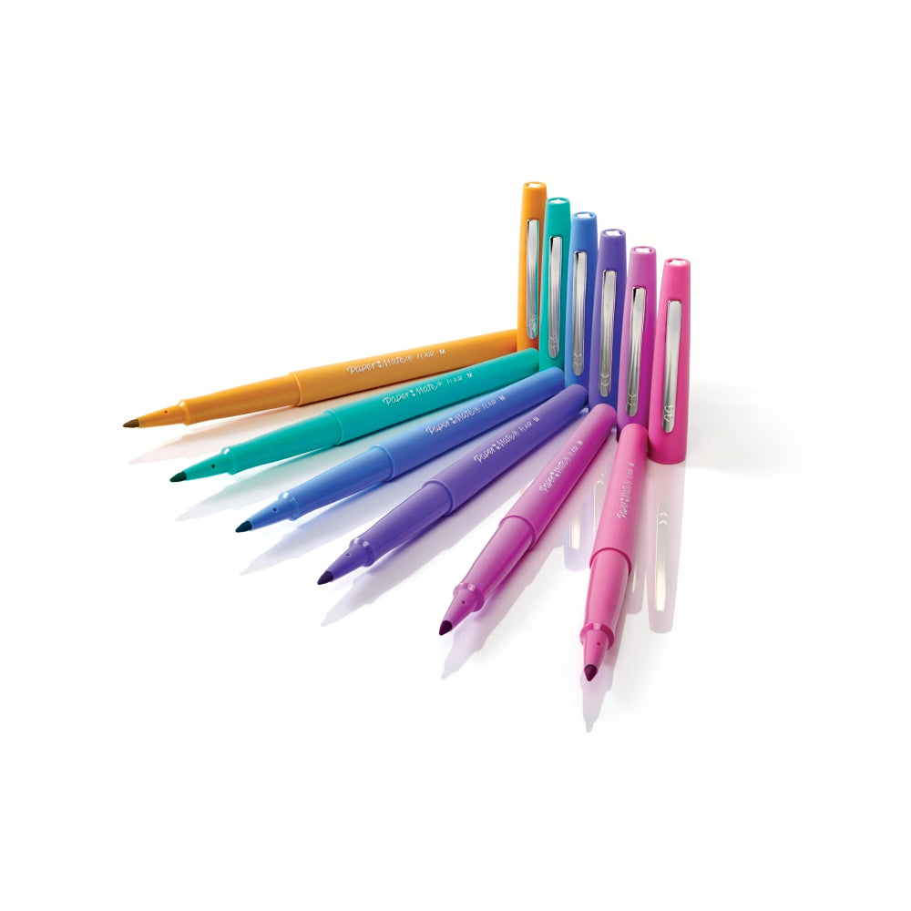 Paper Mate Flair Candy Pop Felt-Tip Markers, 0.7 mm, Medium Point, Assorted Colors, Pack Of 6