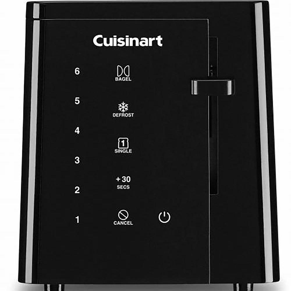 Cuisinart Touchscreen 2-Slice Extra-Wide Slot Toaster, Black