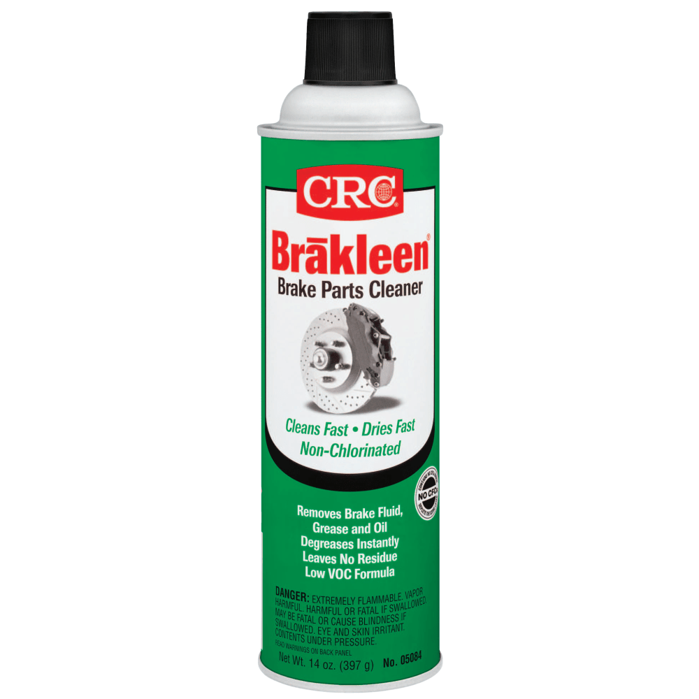 CRC Brakleen Non-Chlorinated Less 45% VOC Brake Parts Cleaner, 14 Oz Can, Case Of 12