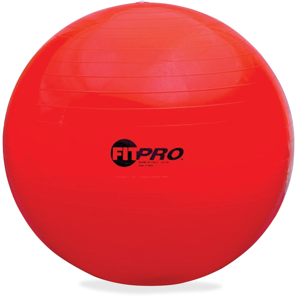 Champion Sports FitPro Training/Exercise Ball, 25 5/8in, Red