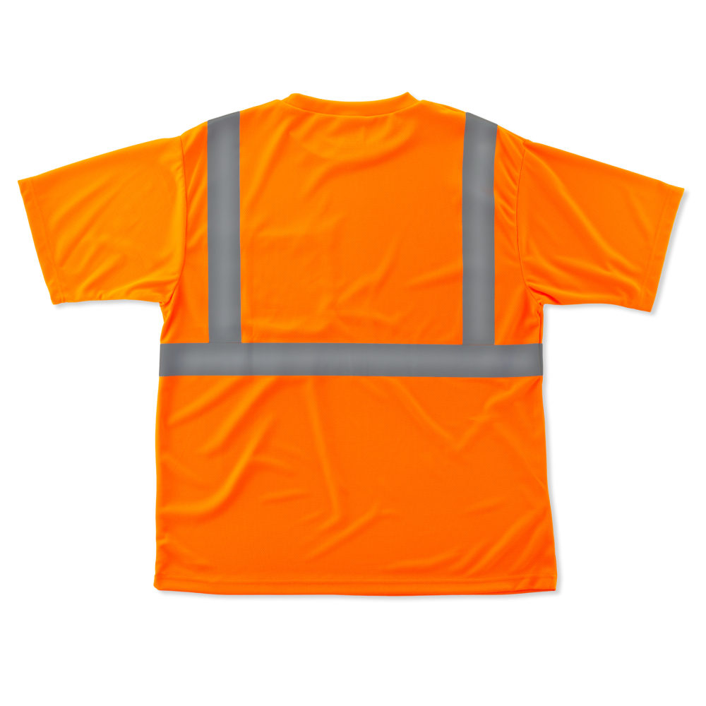 Ergodyne GloWear 8289 Type R Class 2 T-Shirt, 5X, Orange