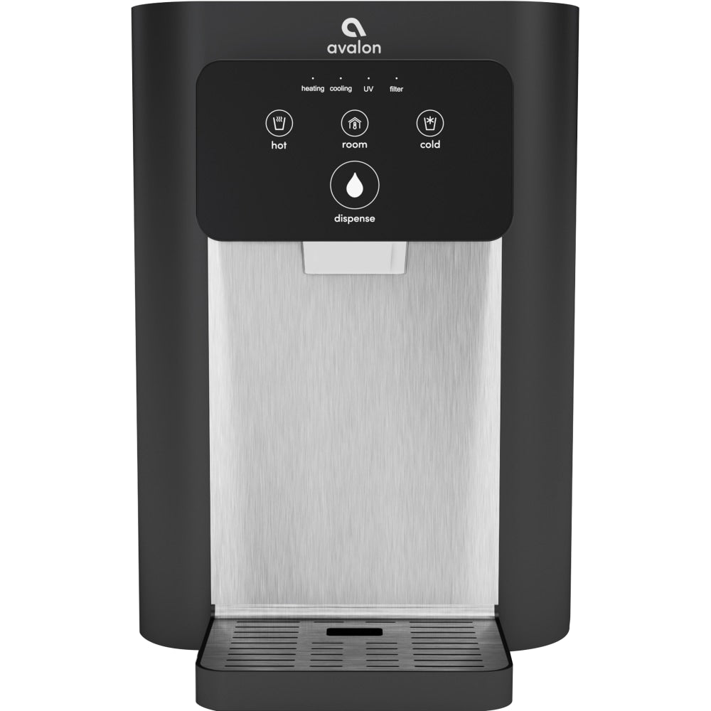 Avalon Electric Touch Countertop Bottleless Water Cooler Water Dispenser, 0.66 Gallon, Black