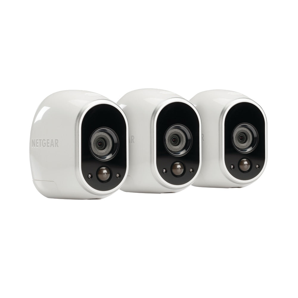 NetGear Arlo Smart Home Wireless Security System With 3 HD Cameras, VMS3330