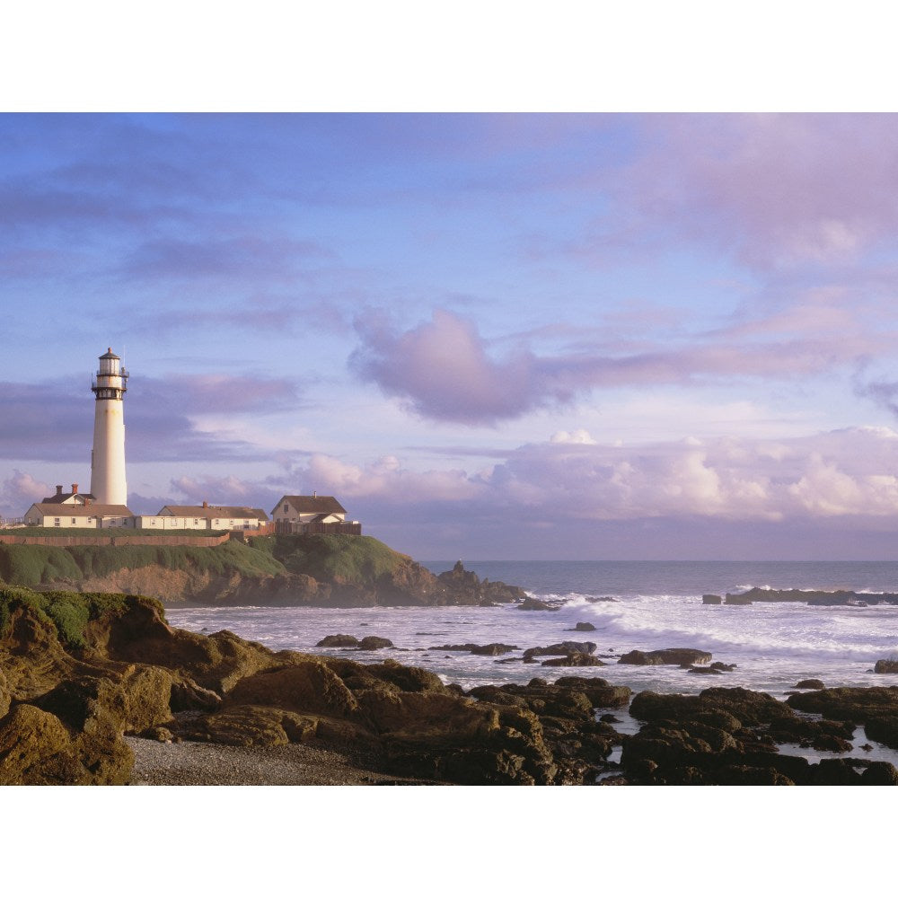 Biggies Landscape/Seascape Mural, 32in x 24in, Unframed, Lighthouse