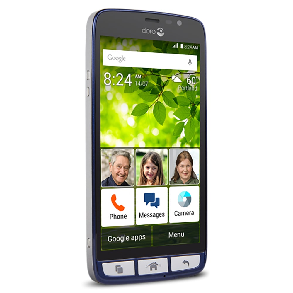 Doro 824 Senior-Friendly Cell Phone, Blue, PDN200002