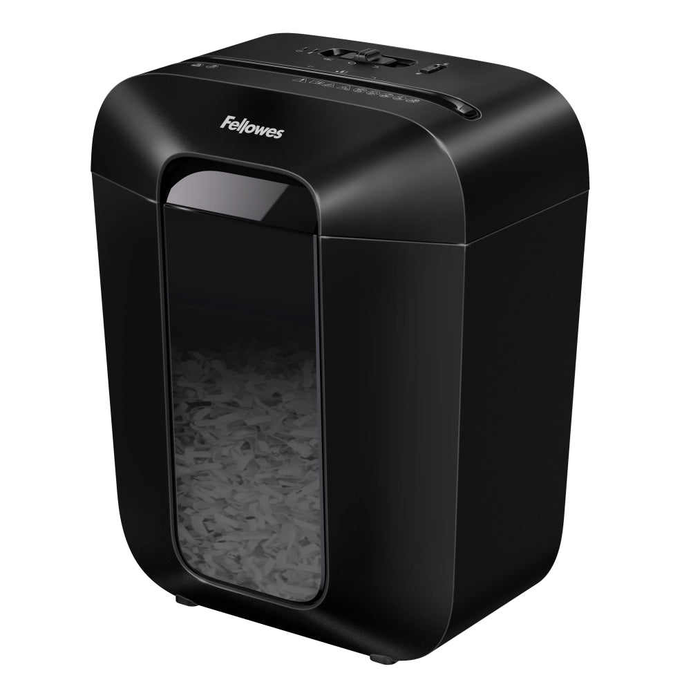 Fellowes Powershred LX 45 8-Sheet Personal Cross-Cut Shredder, Black