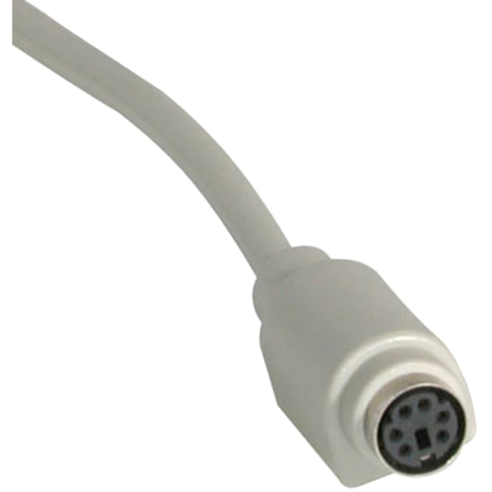 C2G - Keyboard / mouse extension cable - PS/2 (M) to PS/2 (F) - 25 ft - molded - beige