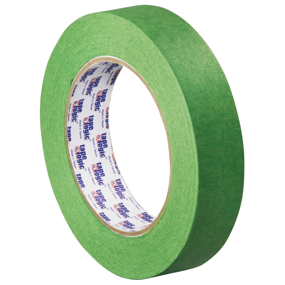 Tape Logic 3200 Painters Tape, 3in Core, 1in x 180ft, Green, Case Of 12