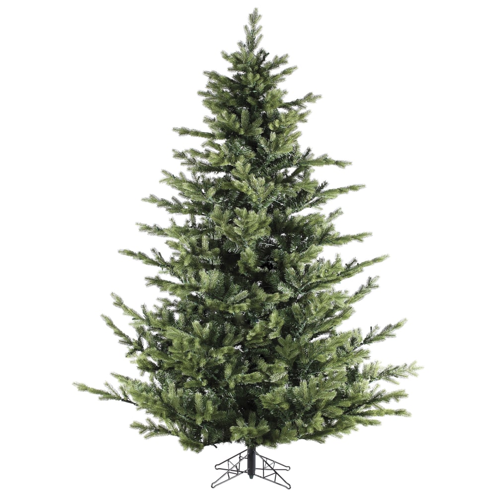 Fraser Hill Farm 7 1/2ft Foxtail Pine Artificial Christmas Tree, Green/Black