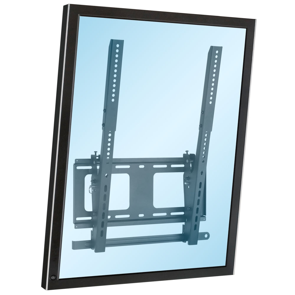 Mount-It! MI-377 Vertical Tilting TV Wall Mount For Screens 40 - 55in, 26-13/16inH x 19-3/4inW x 3-1/8inD, Black