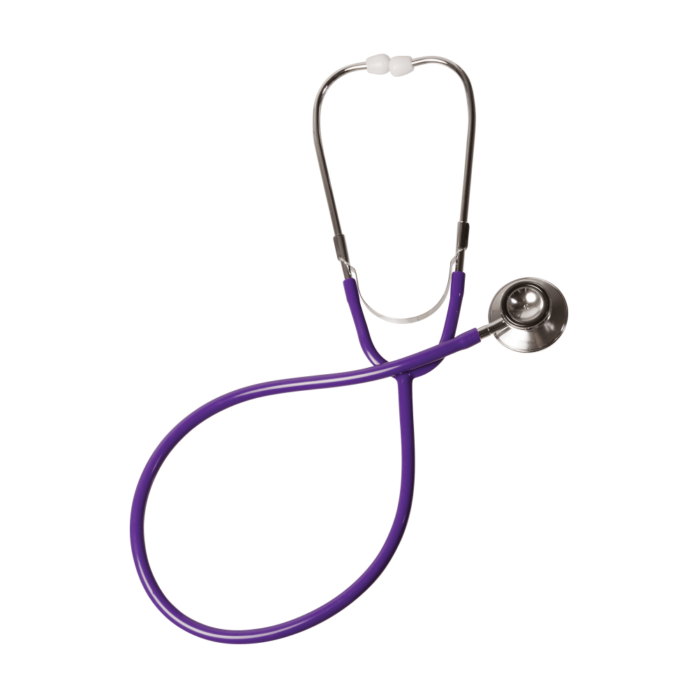 MABIS Spectrum Dual Head Lightweight Stethoscope, 30inL, Purple