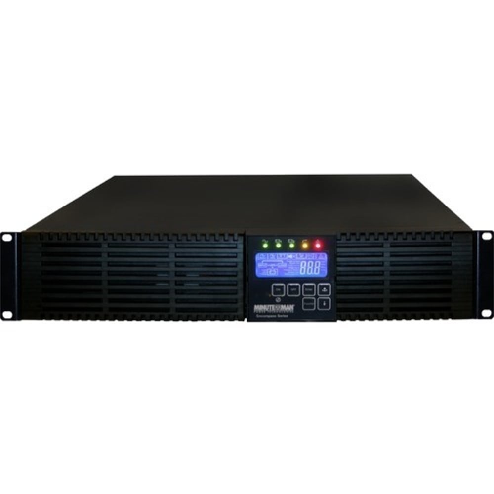 Minuteman Encompass EC1500RT2U 1500VA Tower/Rack Mountable UPS - 2U Rack/Tower - 5 Minute Stand-by - 120 V AC Input - 120 V AC Output - Serial Port - USB - 6 x NEMA 5-15R