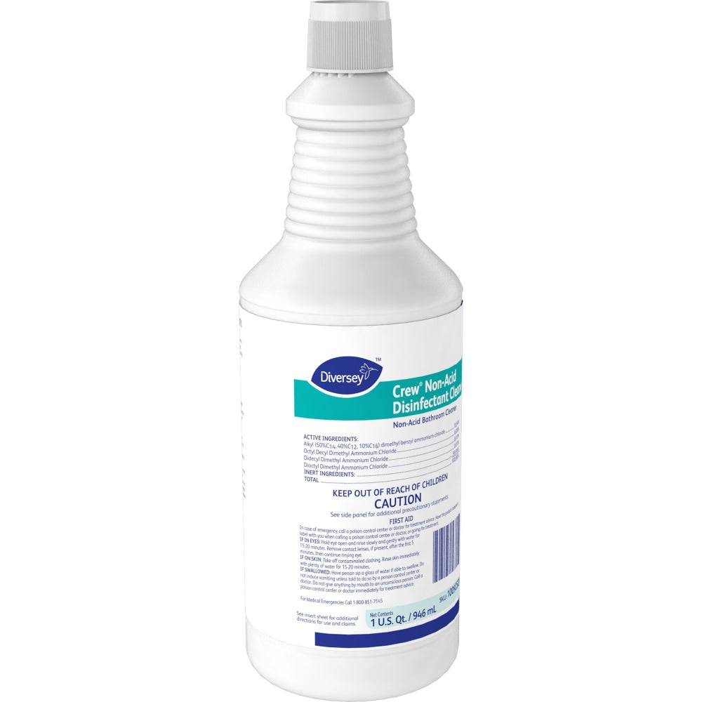 Diversey Crew Non-Acid Disinfecting Cleaner, Fresh Scent, 32 Oz