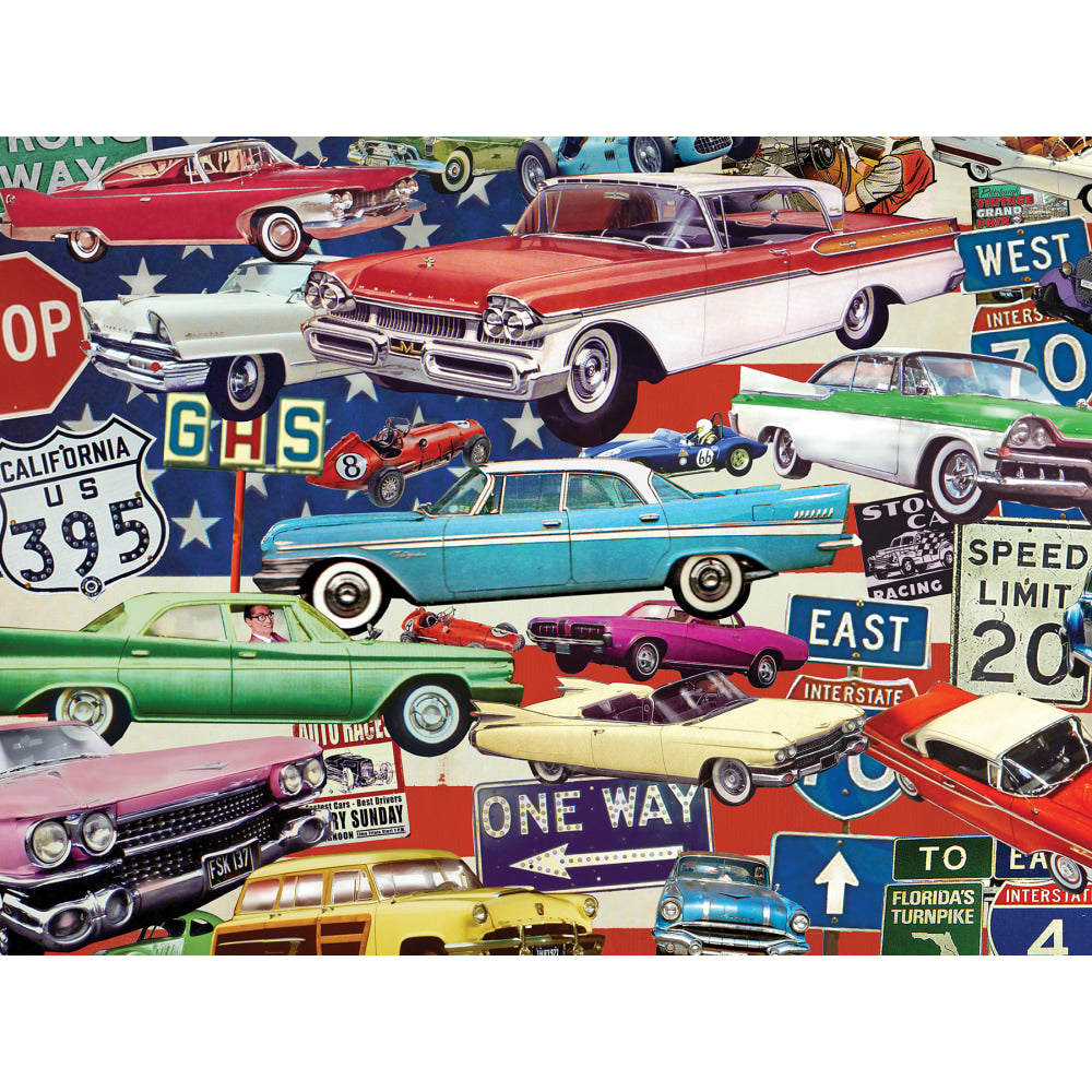 Willow Creek Press 500-Piece Puzzle, Classic Rides