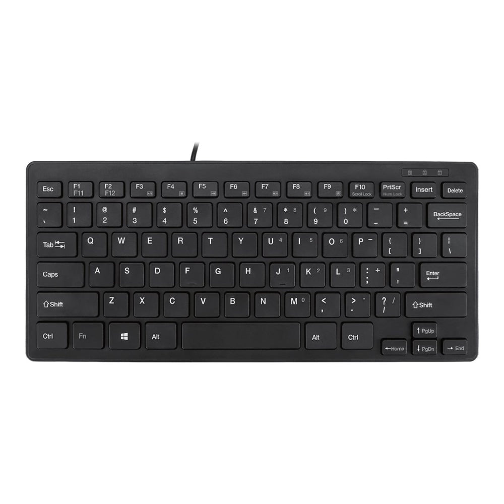 Adesso AKB-111UB SlimTouch USB Mini Keyboard, Black