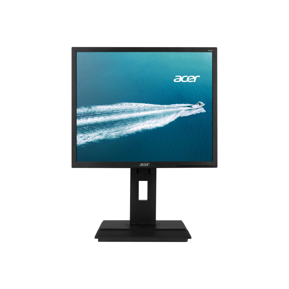 Acer B196L - LED monitor - 19in - 1280 x 1024 - 250 cd/m2 - 5 ms - DVI, VGA, DisplayPort - speakers - dark gray