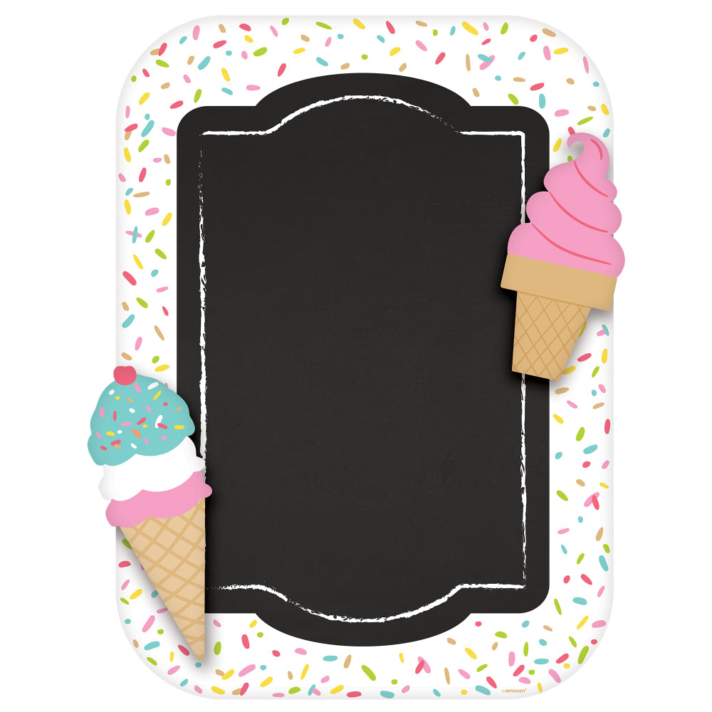 Amscan Summer Sweets Cardboard Signs, 14in x 10in, Multicolor, Pack Of 2 Signs