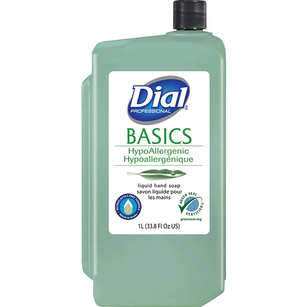 Dial Basics Liquid Hand Soap, Floral Scent, 33.8 Fl Oz, Green