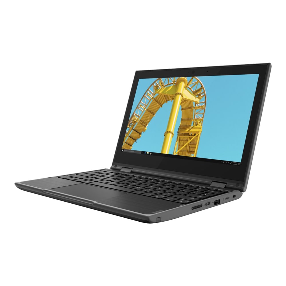 Lenovo 300e Windows 2nd Gen 81M900CAUS 11.6in Touchscreen Netbook - HD - 1366 x 768 - Intel Celeron N4120 Quad-core 1.10 GHz - 4 GB RAM - 64 GB Flash Memory - Gray - Windows 10 Pro - Intel UHD Graphics 600