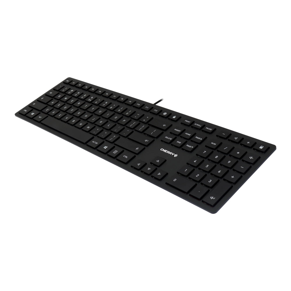 CHERRY KC 6000 SLIM - Keyboard - USB - English - key switch: CHERRY SX - black