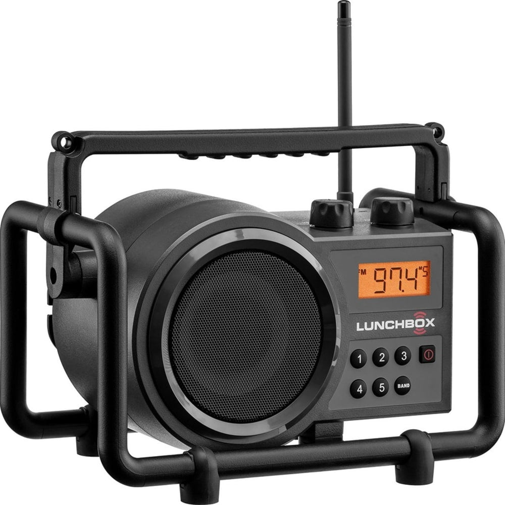 Sangean SG-102 Compact FM / AM Ultra Rugged Radio Receiver - 5 x AM, 5 x FM - LCD Display - 4