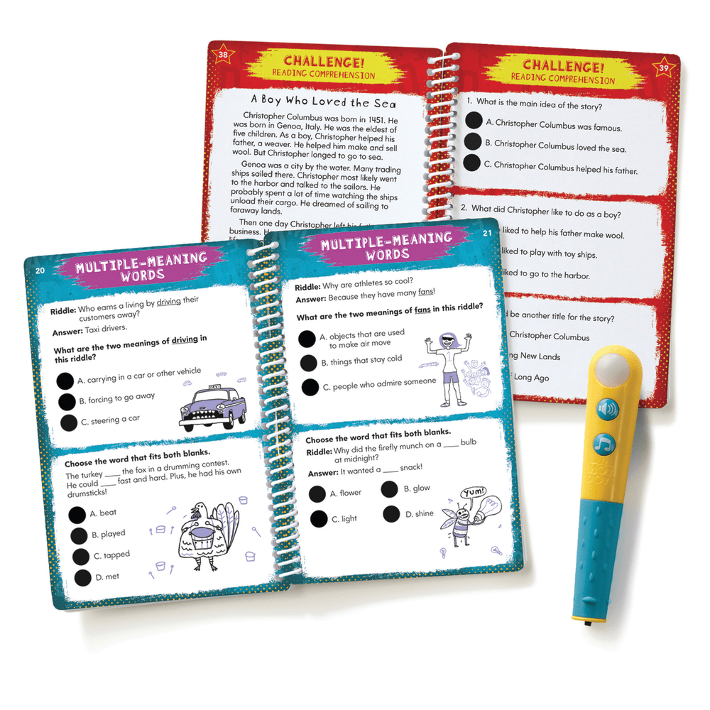 Educational Insights Hot Dots Lets Master Grade 3 Reading