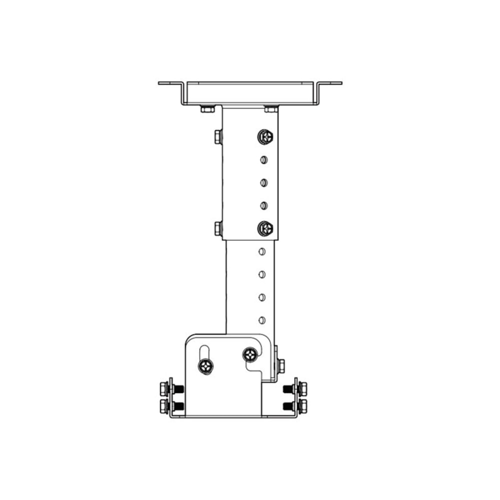 Panasonic ET-PKL100H - Mounting kit (ceiling bracket, attachment plate, 2 adjuster poles, 2 angle adjusters) - for projector - for PT-LB306, LRW35, LRZ35, TMZ400, TW380, TW381, TX350, TX440, VMZ50, VMZ51, VMZ61, VMZ71