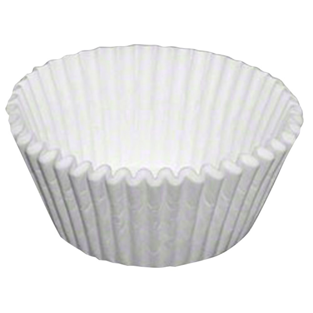 Paterson Paper Baking Cups, 4 1/2in x 2in, White, Case Of 10,000