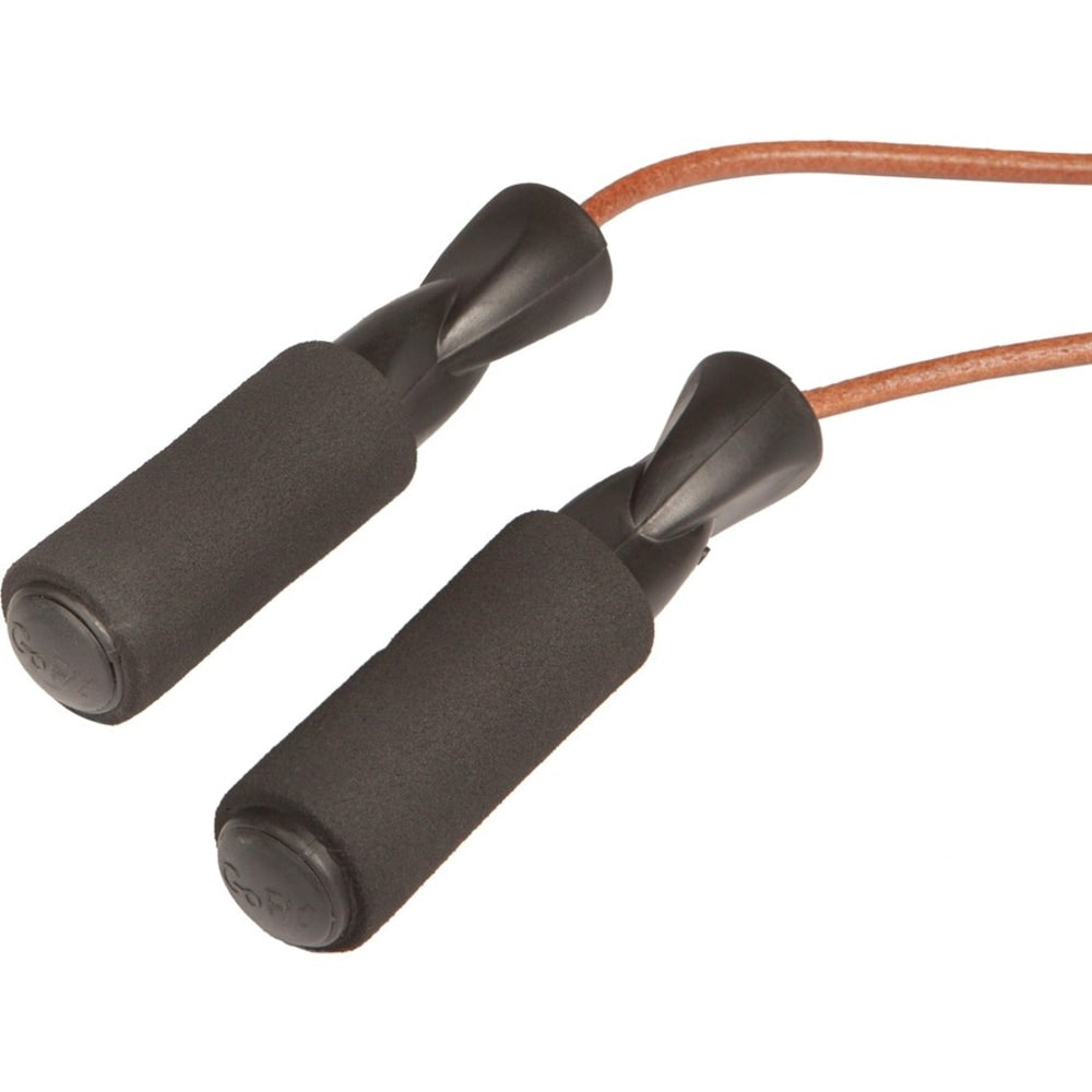 GoFit Leather Jump Rope - 108in Length - Leather