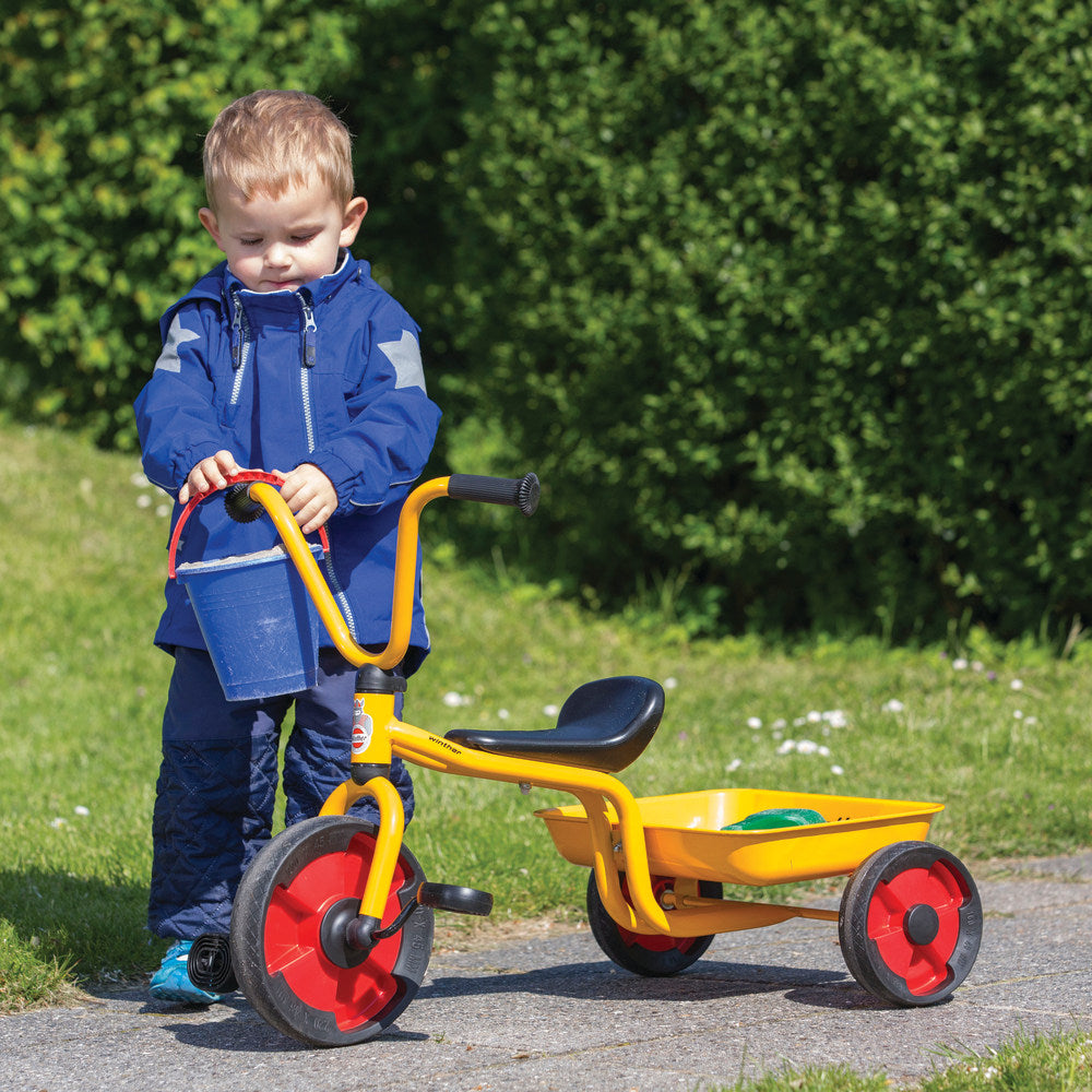 Winther Duo Tricycle With Tray, Red/Yellow/Black