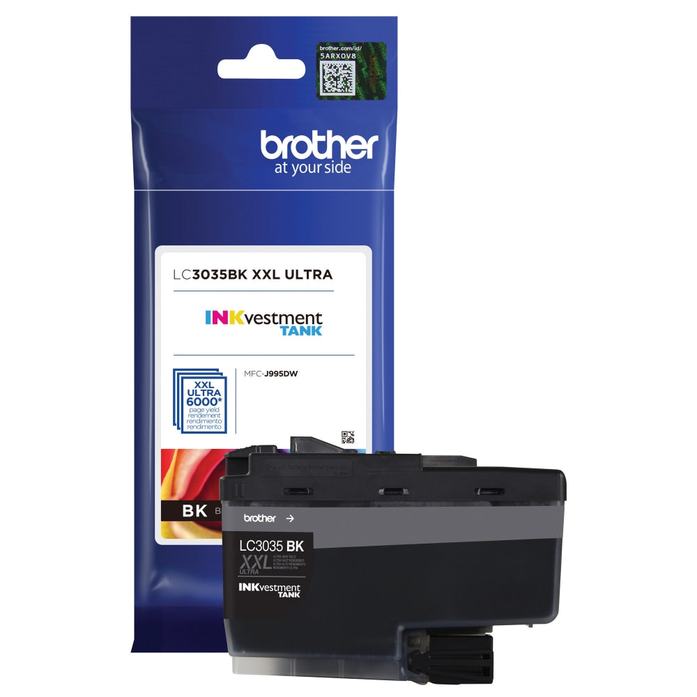 Brother LC3035 INKvestment Black Extra-High-Yield Ink Tank, LC3035BK