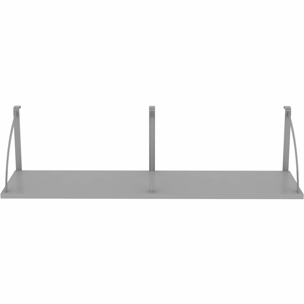 Lorell Panel System 60inW Panel Shelf, Aluminum