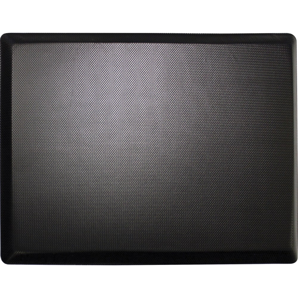 Lorell Energizing Sit/Stand Desk Mat, 20in x 30in, Black