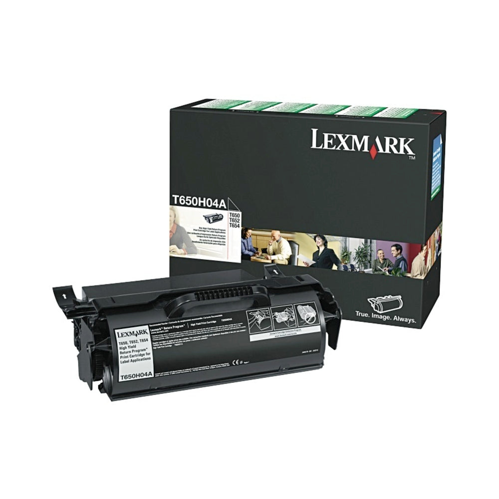 Lexmark T650H04A Black High Yield Return Program Toner Cartridge