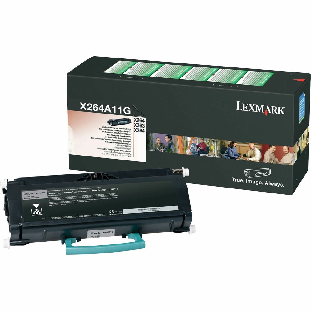 Lexmark X264A11G Black Return Program Toner Cartridge