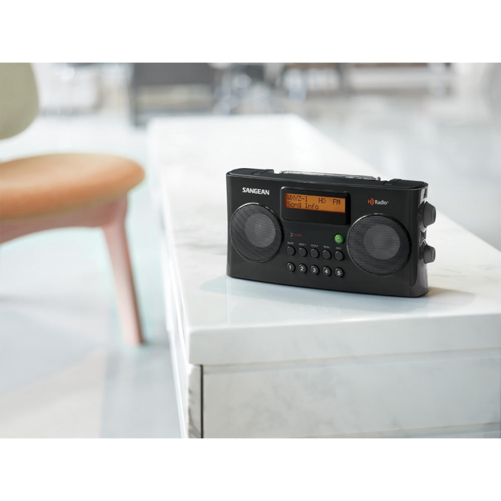 Sangean HDR-16 Radio Tuner - 5 x AM, 5 x FM - LCD Display - Portable