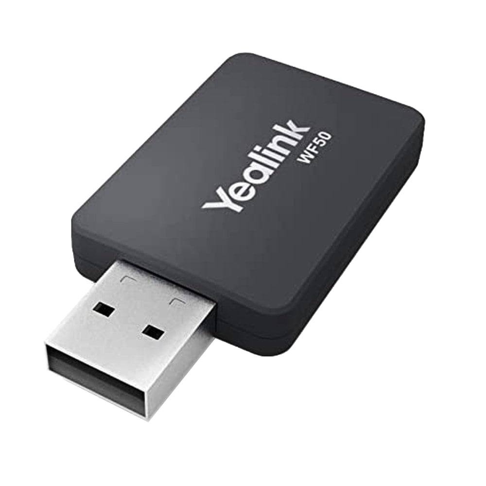 Yealink WF50 Dual-Band Wi-Fi USB Dongle, Black, YEA-WF50