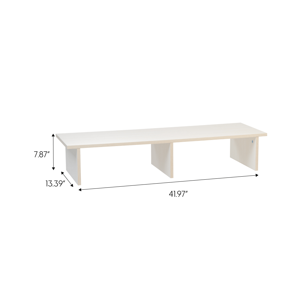 IRIS 8inH Multipurpose Organizer-Shelf, White